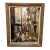 Mid 20th Century European Street Scene Oil Painting Attributed to Antonio DeVity For Sale