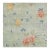Chinese Art Deco Style Square Floral Wool Rug by Rug & Kilim, India For Sale
