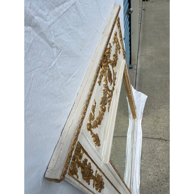19th Century French Trumeau Mirror For Sale In Sacramento - Image 6 of 16