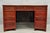 Vintage Chinese Bird Carved Hardwood Kneehole Writing Desk With Decorated Back For Sale - Image 18 of 18