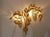 Metal Gilt Metal Palm Tree Wall Light in Maison Jansen Style by Hans Kögl, Germany, 1970s For Sale - Image 7 of 11