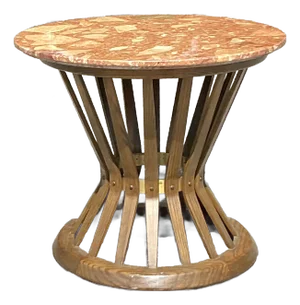 Vintage MCM Edward Wormley for Dunbar Terrazzo Top Side Table