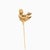 Antique 9k Gold & Diamond Figural Gold Panning Miner Stick Pin For Sale In Philadelphia - Image 6 of 15