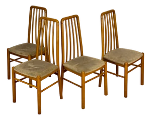 Vintage Danish Teak Dining Chairs, 1960s, Set of 4