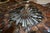 Brutalist Brass / Copper Colored Metal & Iron Jere Style Circular Windmill Wall Hanging Art For Sale - Image 10 of 13