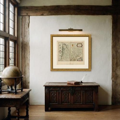 Antique Blaeu Map of the Bordelais, 1642 For Sale - Image 11 of 12