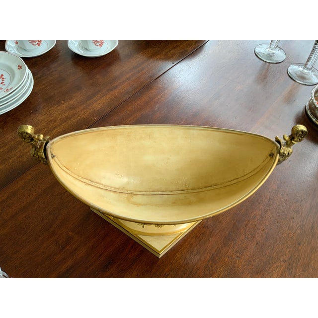 Late 20th Century Late 20th Century French Tole Compote For Sale - Image 5 of 11