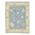 Modern Blue Oushak Rug - 09'04 x 12'01 For Sale
