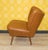 Wood Cocktail Chairs in Skai Caramel Faux Leather Armchairs, 1960s, Set of 2 For Sale - Image 7 of 18