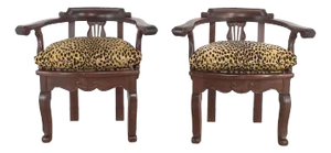 Pair of Italian Child's Armchairs, Circa 1920