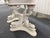 White Vintage Neoclassical Pedestal Bases With Dolphin Motif, Pair For Sale - Image 8 of 12