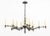 Visual Comfort Thomas O'Brien Baroque Style Iron Chandelier For Sale - Image 4 of 9