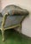 Early 19th Century Venetian Painted Neoclassical Frame W/Velvet Fabric Settee For Sale - Image 15 of 18