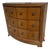 Mid 20th Century Furniture Bowed Front 6 Drawer Dresser in Edinburgh Finish For Sale