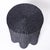 Pair of Black Woven Reed Ghost Drapery Stands For Sale - Image 4 of 8