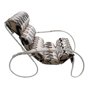 MCM - Walter Lamb Style Outdoor Steel Lounge Chair