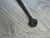 Early 19th Century Early 19th Century Blacksmith-Forged Wrought Iron Strap Hinge With Leaf Terminals For Sale - Image 5 of 5