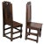 English 17th Century English Traditional Oak Wainscot Chairs - a Pair For Sale - Image 3 of 14