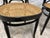 Black Vintage Chairs in Curved Beech with Vienna Straw Seat, 1980s, Set of 4 For Sale - Image 8 of 10