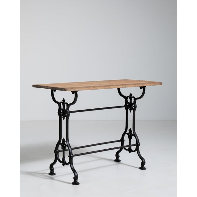 Cast Iron Bistro Table, Antique, France, 20th Century For Sale - Image 16 of 18