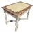 Vintage Art Deco Porcelain Enamel Drop Leaf Kitchen Table With Drawer For Sale