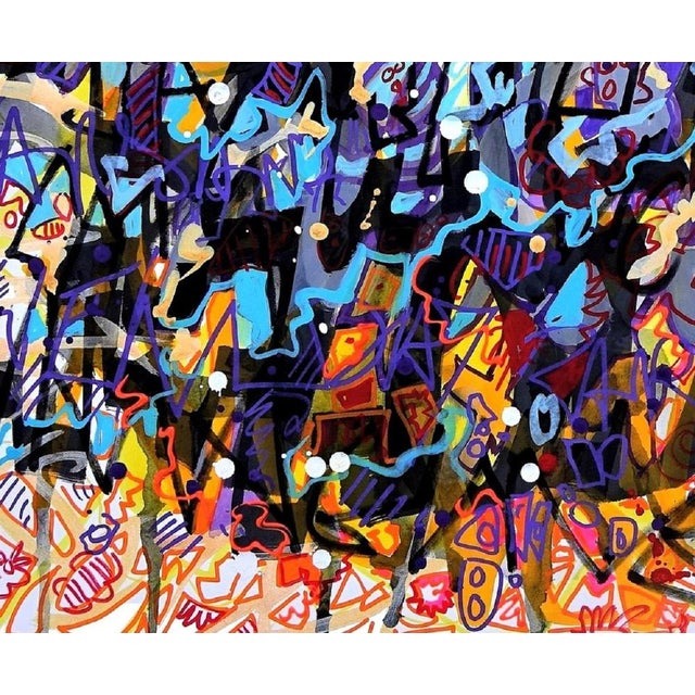 Richard Saint-Amans, Calligraff 6, 2019, Screenprint For Sale - Image 6 of 11