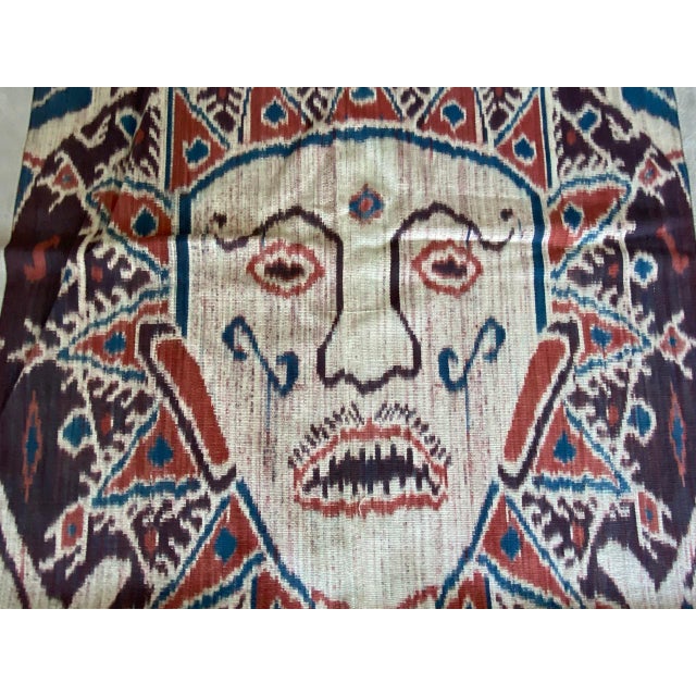 Antique Sumba Hinggi Hip Cloth with a Suede Border For Sale - Image 12 of 18