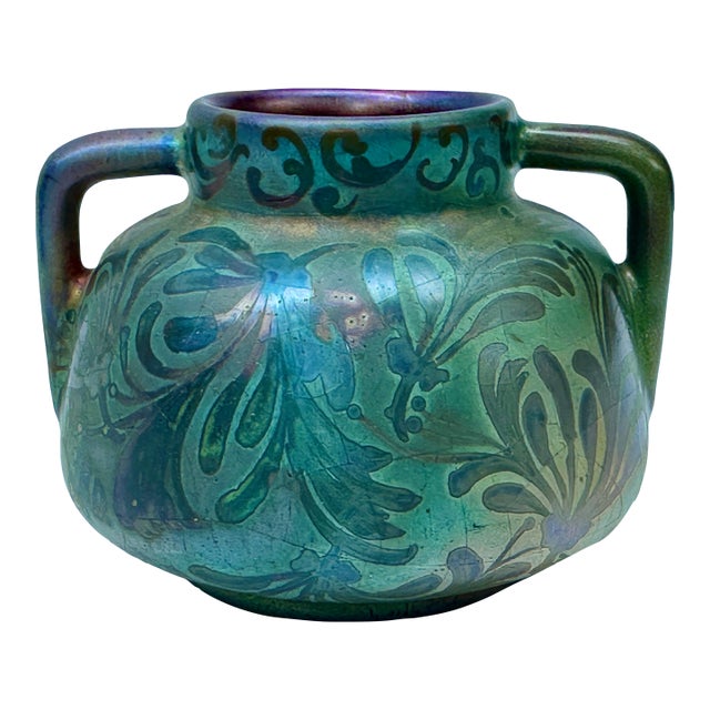 1990s Arts & Crafts Weller Sicard Cabinet Vase For Sale