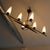 Black Art Deco Opaline and Brass Chandelier, 1950s For Sale - Image 8 of 18