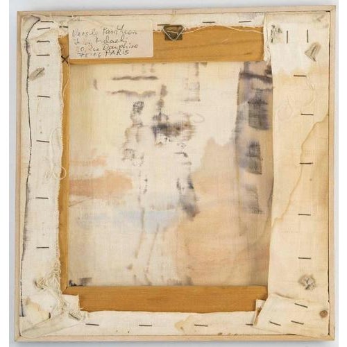 Jochen Michaelis, Toward the Pantheon, Watercolor on Canvas For Sale - Image 6 of 7