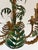 1950 French Tole Faux Palm Tree Five-Light Chandelier Mid Century Modern For Sale - Image 4 of 10