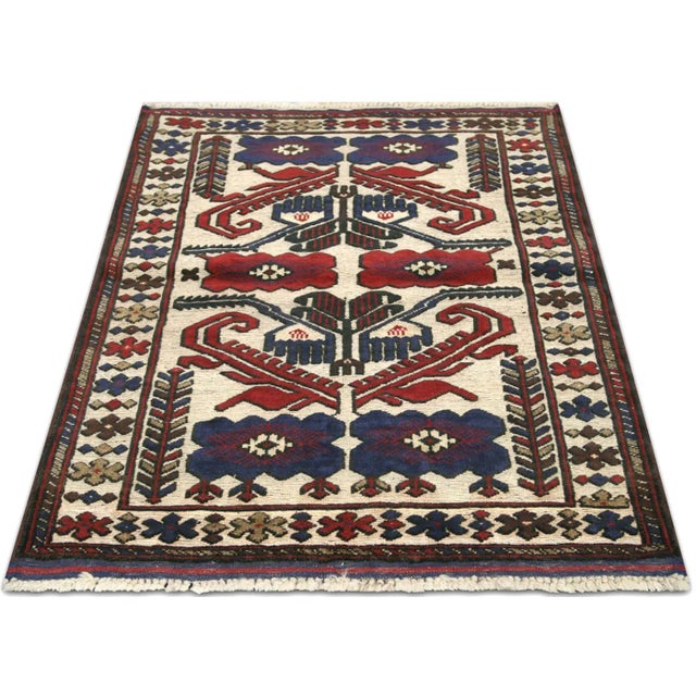1980s Afghan Balouch Rug For Sale In Los Angeles - Image 6 of 7