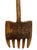 19th Century Antique Handmade Wooden and Metal Pitchfork For Sale - Image 5 of 6