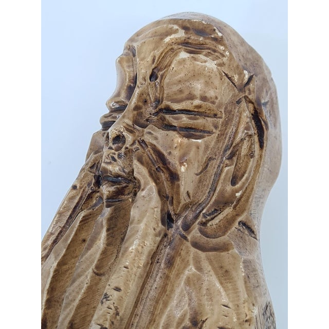 Art Deco Style Sage Figurine by Canto, 1960s For Sale - Image 3 of 9