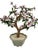 Stunning pink glass cherry blossom bonsai tree. The tree is handmade with pink and green glass. Very realistic tree trunk...