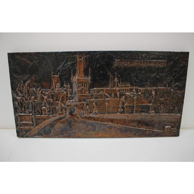 Mid-Century Wall Sculpture in Copper and Metal, 1972 For Sale - Image 13 of 18