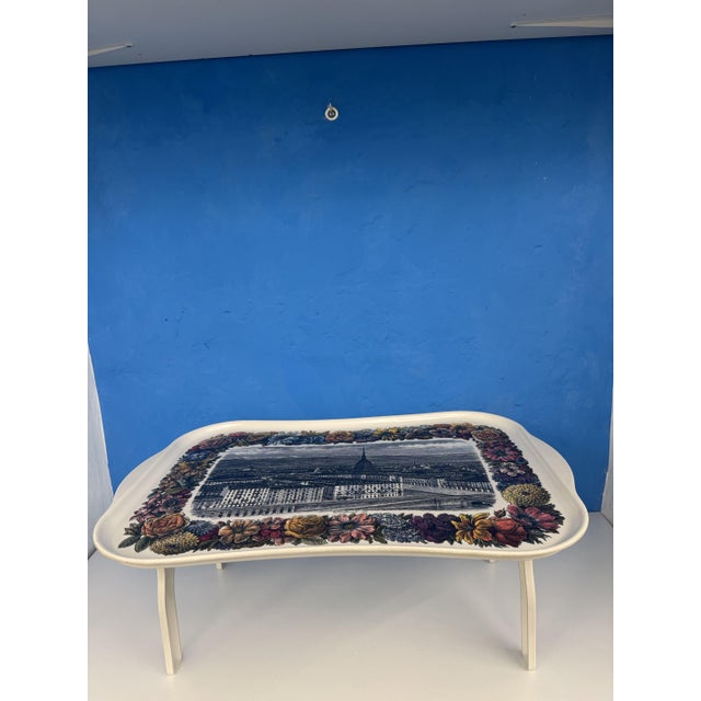 Black Torino 1966 Tray by Piero Fornasetti For Sale - Image 8 of 13