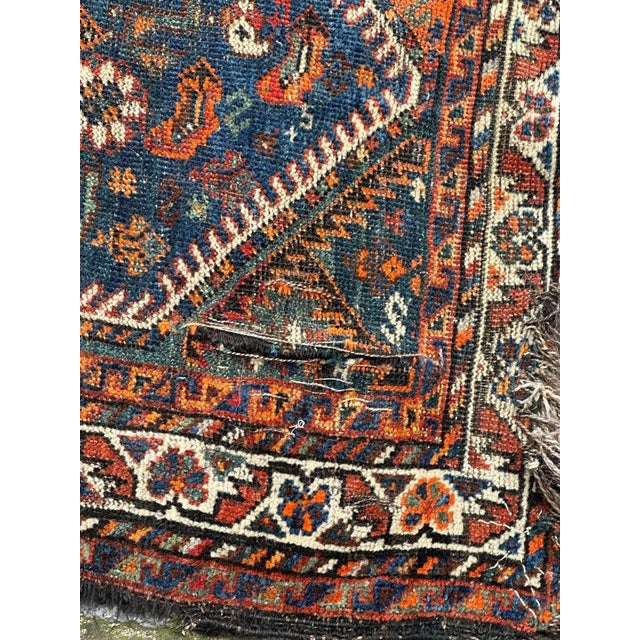 Antique Tribal Shiraz Rug, 1920s For Sale - Image 10 of 18