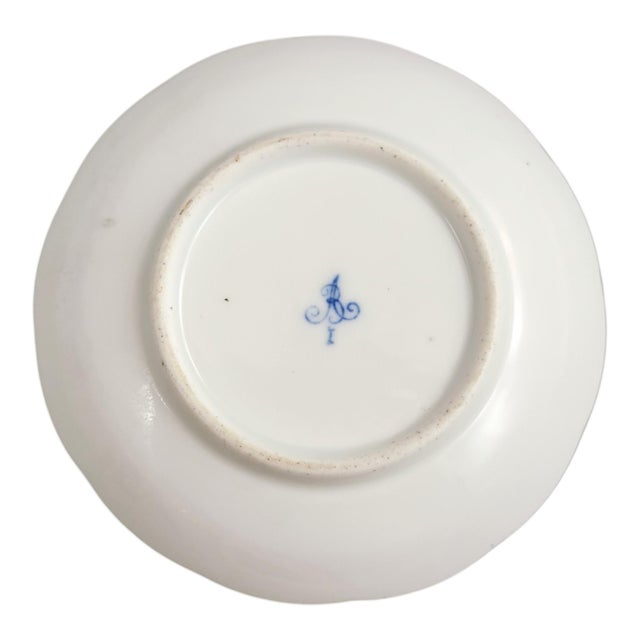 Augustus Rex Revival Chocolate Cup Trembleuse and Saucer by Helena Wolfsohn, Dresden, 1870s, Set of 2 For Sale - Image 13 of 15