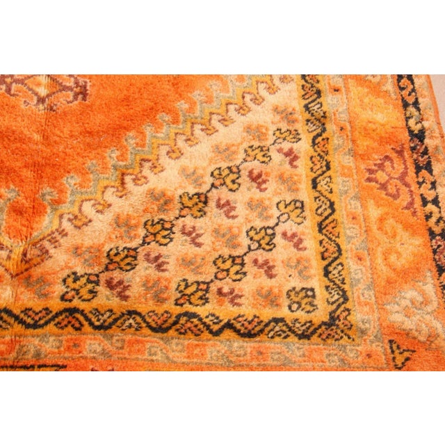 Textile 1960s Vintage Moroccan Berber Rugs Hand-Woven by Berber Women in Morocco. For Sale - Image 7 of 18