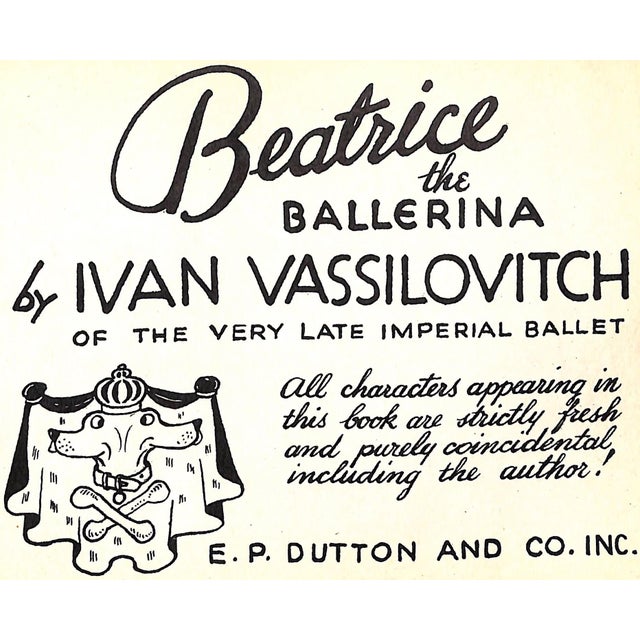 "Beatrice the Ballerina" 1942 Vassilovitch, Ivan For Sale - Image 4 of 11