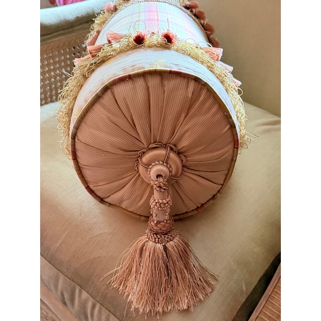 Mid 20th Century Rare Pair Louis XVI French Style Carved Bergere Chairs With Cane Sides For Sale - Image 16 of 16