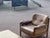 Set of Leather Lounge Chair with Footstool, 1960s For Sale - Image 4 of 10