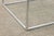 Metal Pair of Vintage Kjaerholm Style Tapered Metal and Glass Side End Tables For Sale - Image 7 of 7