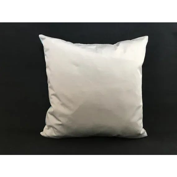 Contemporary Blue Ikat Decorative Pillow Cover For Sale - Image 4 of 11