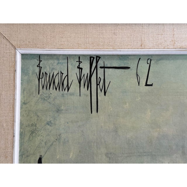 Bernard Buffet Bernard Buffet Venise La Piazzetta 1962 Framed Print For Sale - Image 4 of 9