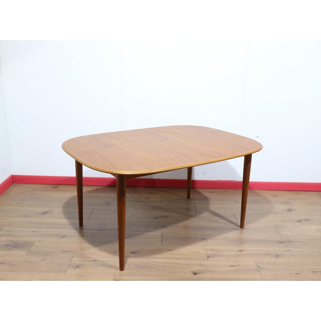 Mid-Century Modern Mid Century Modern in the Style of Skovmand and Anderson Teak Danish Extending Dining Table For Sale - Image 3 of 15