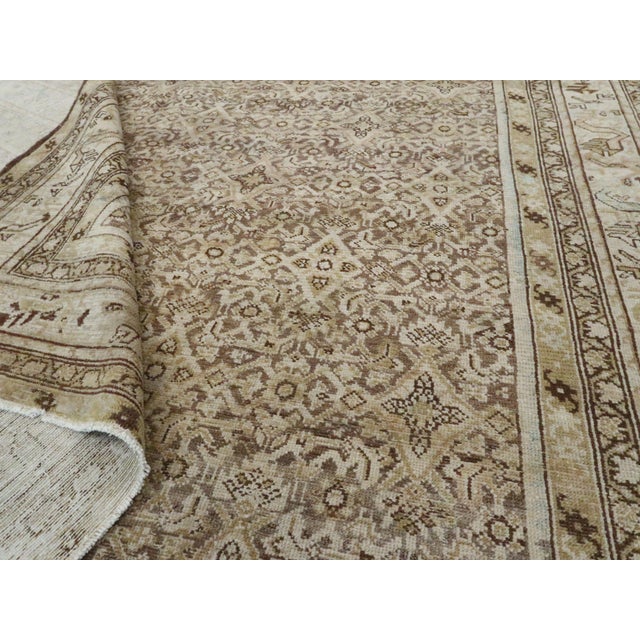 Antique Persian Malayer Carpet For Sale - Image 11 of 12
