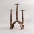 Vintage Brutalist Iron Candle Holder For Sale - Image 4 of 11