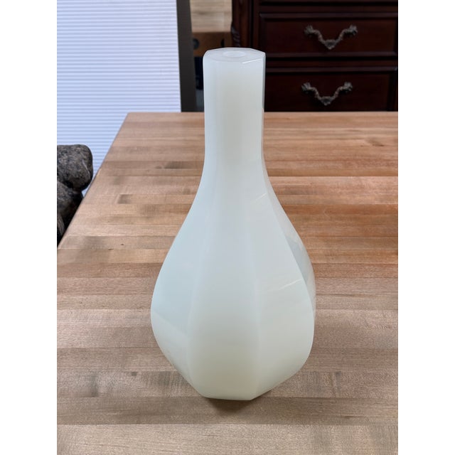 White Baker Furniture Baljade Beveled Vase For Sale - Image 8 of 12